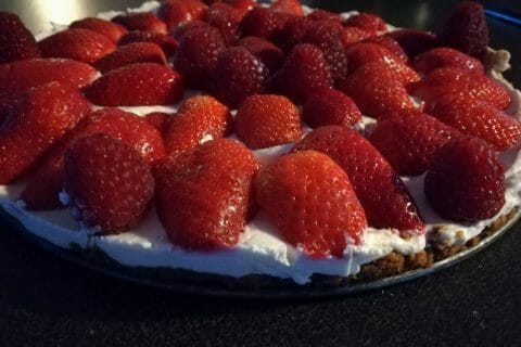 Cliquez pour zoomer ! Tarte aux fraises sans cuisson Thermomix par Tisoeur