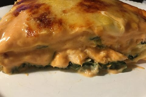 Cliquez pour zoomer ! Lasagnes au saumon et aux épinards Thermomix par sev-94