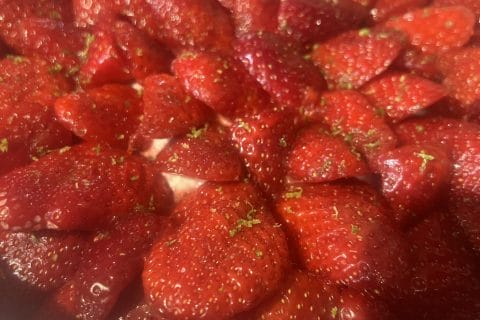 Cliquez pour zoomer ! Tarte aux fraises sans cuisson Thermomix par sev-94