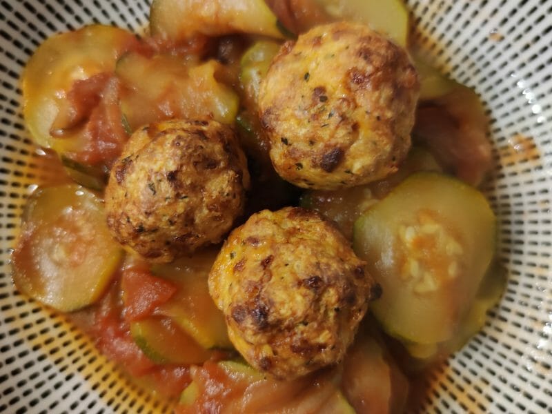 Cliquez pour zoomer ! Boulettes de poulet au chorizo Thermomix par Mayoun