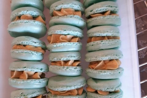 Cliquez pour zoomer ! Macarons salés au foie gras Thermomix par jess67560