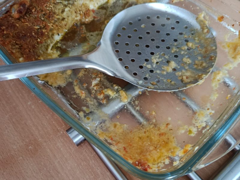 Cliquez pour zoomer ! Cabillaud en croûte d’olives vertes Thermomix par mes_cherubins