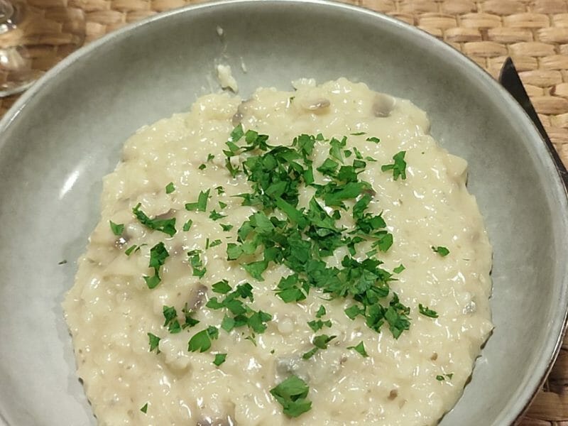 Cliquez pour zoomer ! Risotto champignons et courgettes Thermomix par jess1408