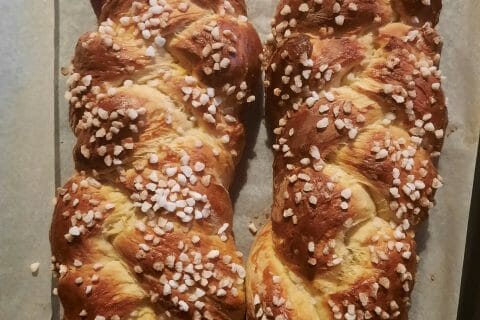 Cliquez pour zoomer ! Brioche tressée à la mie filante Thermomix par Margaux