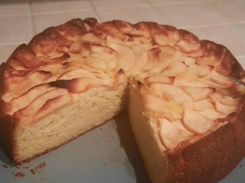 Cliquez pour zoomer ! Gâteau aux pommes et mascarpone Thermomix par Margaux