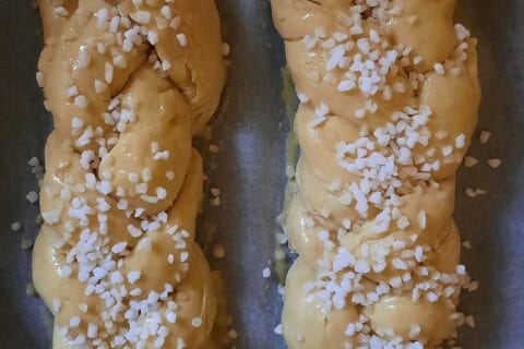 Cliquez pour zoomer ! Brioche tressée à la mie filante Thermomix par Margaux