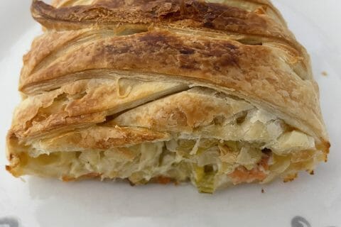 Cliquez pour zoomer ! Feuilleté saumon et poireaux Thermomix par anais4395