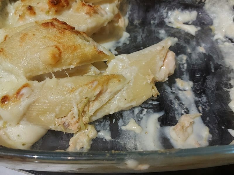 Cliquez pour zoomer ! Lasagnes au saumon et poireaux Thermomix par Ktystylee