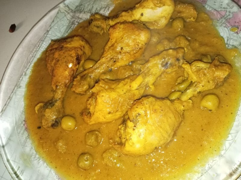 Cliquez pour zoomer ! Tajine de poulet aux olives Thermomix par Ktystylee