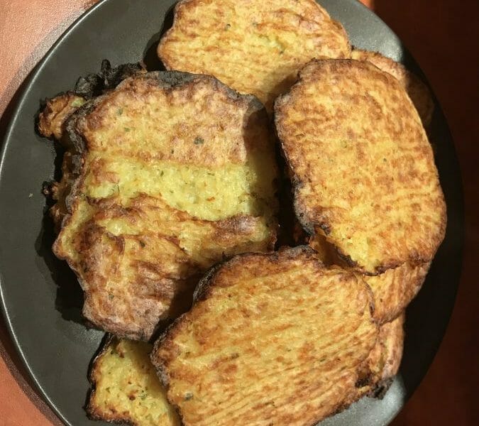 Cliquez pour zoomer ! Galettes de pommes de terre au four Thermomix par RuDy34