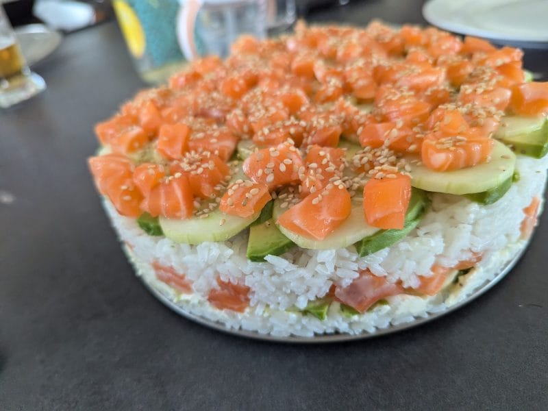 Cliquez pour zoomer ! Sushi cake Thermomix par napi0201