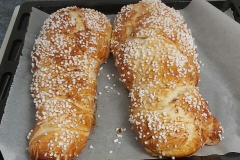 Cliquez pour zoomer ! Brioche tressée à la mie filante Thermomix par ethan3005