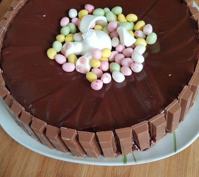 Cliquez pour zoomer ! Gâteau lapin de Pâques Thermomix par Johanne