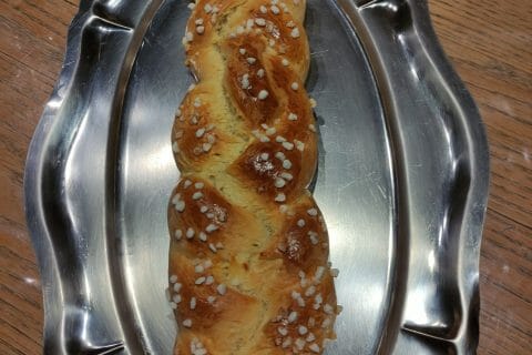 Cliquez pour zoomer ! Brioche tressée à la mie filante Thermomix par cindy1976