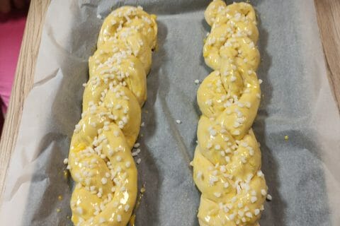 Cliquez pour zoomer ! Brioche tressée à la mie filante Thermomix par cindy1976