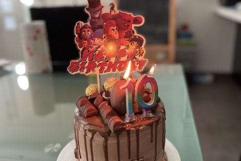 Cliquez pour zoomer ! Layer cake Kinder Bueno Thermomix par tc342497