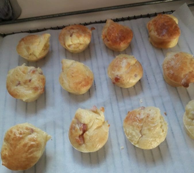 Cliquez pour zoomer ! Mini muffins au comté et aux lardons Thermomix par Petite Poule