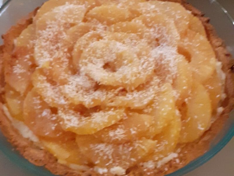 Cliquez pour zoomer ! Tarte piña colada Thermomix par mag 😋 ourmandise