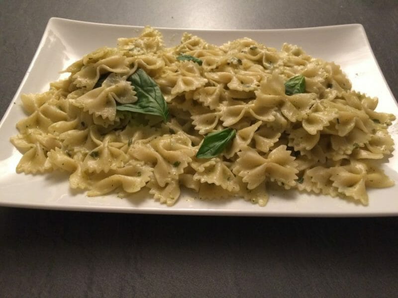 Cliquez pour zoomer ! Farfalle à la crème de courgettes Thermomix par Alainls
