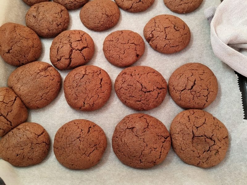 Cliquez pour zoomer ! Petits craquelés choco-menthe Thermomix par emmi33