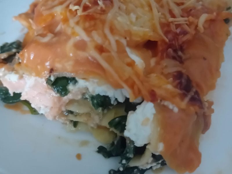 Cliquez pour zoomer ! Lasagnes au saumon et aux épinards Thermomix par mishka48