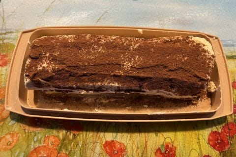 Cliquez pour zoomer ! Bûche Tiramisu Thermomix par Piafrouge