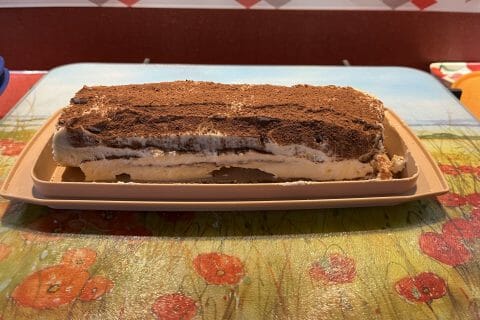 Cliquez pour zoomer ! Bûche Tiramisu Thermomix par Piafrouge