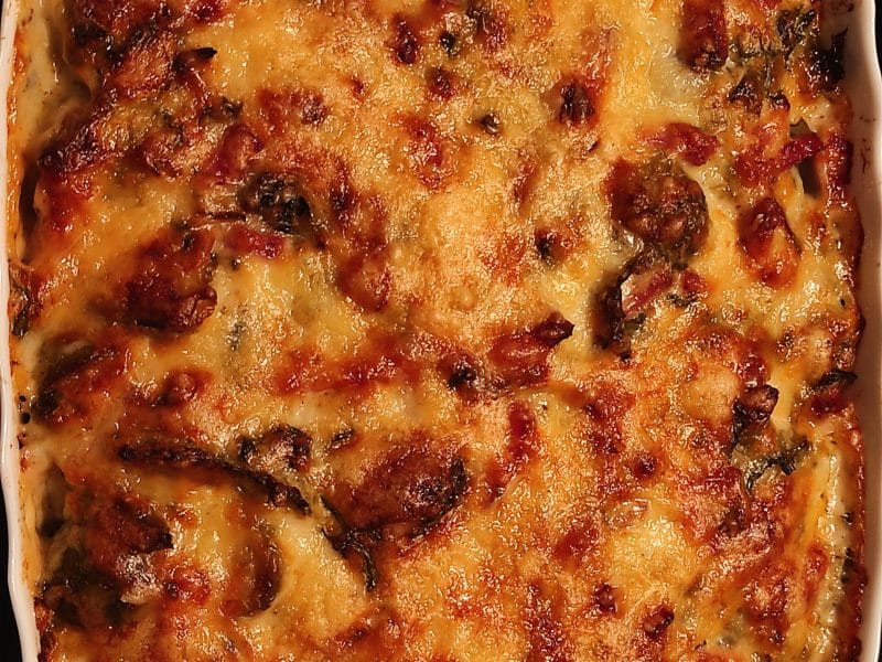 Cliquez pour zoomer ! Gratin de choux de Bruxelles au comté Thermomix par Adachi 972