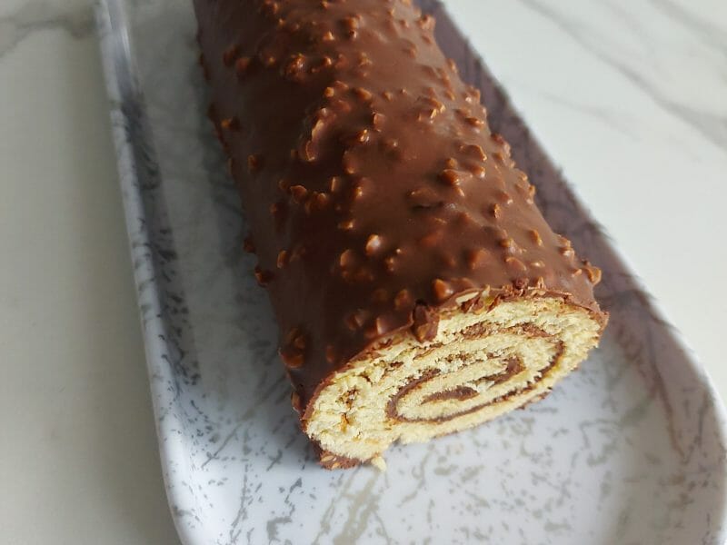 Cliquez pour zoomer ! Roulé au nutella Thermomix par cecefb