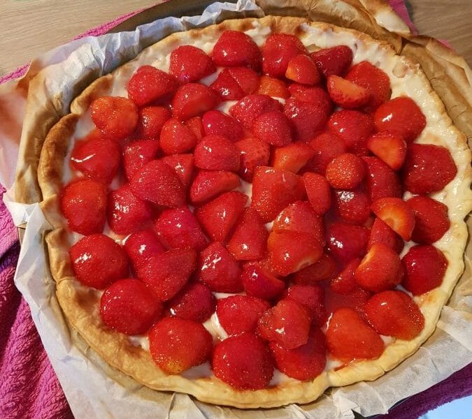 Cliquez pour zoomer ! Tarte aux fraises Thermomix par grenouille53