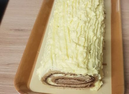 Cliquez pour zoomer ! Bûche Tiramisu Thermomix par Dounia216