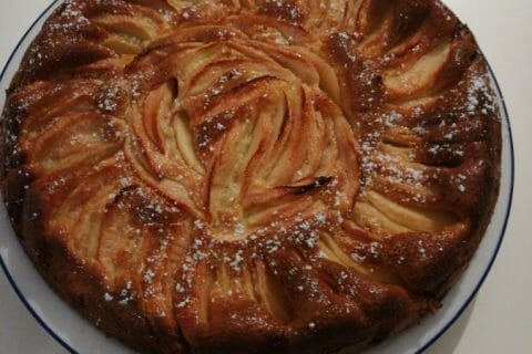 Cliquez pour zoomer ! Gâteau aux pommes et mascarpone Thermomix par Dounia216