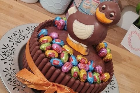 Cliquez pour zoomer ! Gâteau lapin de Pâques Thermomix par Dounia216