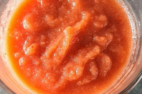 Cliquez pour zoomer ! Compote pommes fraises Thermomix par Dounia216