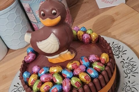 Cliquez pour zoomer ! Gâteau lapin de Pâques Thermomix par Dounia216