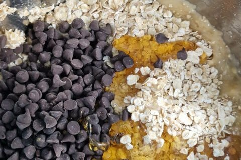 Cliquez pour zoomer ! Biscuits avoine, banane et chocolat Thermomix par Dounia216