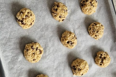 Cliquez pour zoomer ! Biscuits avoine, banane et chocolat Thermomix par Dounia216