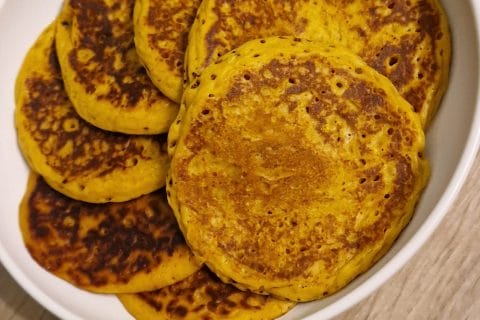 Cliquez pour zoomer ! Pancakes à la patate douce Thermomix par Dounia216