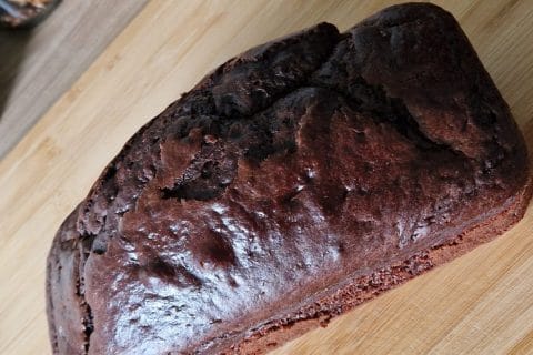 Cliquez pour zoomer ! Cake au chocolat et à la banane Thermomix par Dounia216