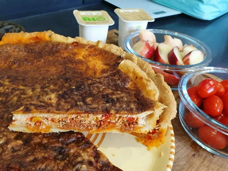 Cliquez pour zoomer ! Tarte salée aux légumes d’été Thermomix par nathalie_939