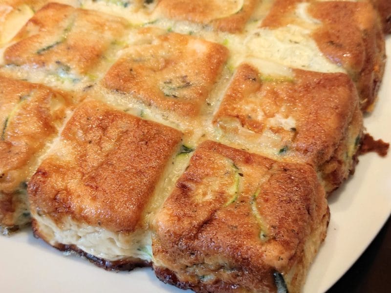 Cliquez pour zoomer ! Gâteau invisible aux courgettes Thermomix par floflo76650