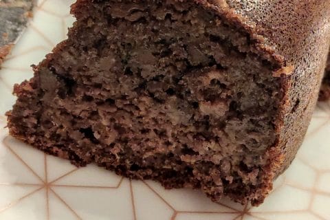 Cliquez pour zoomer ! Cake au chocolat et à la banane Thermomix par floflo76650