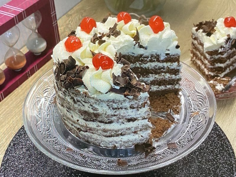 Cliquez pour zoomer ! Bûche forêt noire Thermomix par nazir
