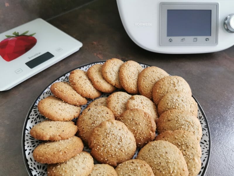 Cliquez pour zoomer ! Biscuits au sésame Thermomix par Jenni en cuisine 🤗