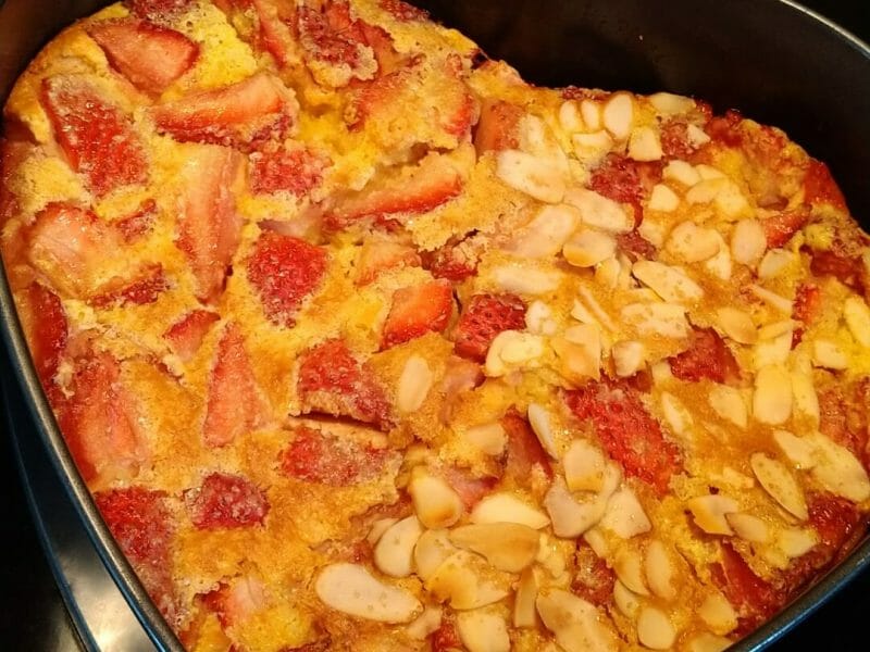 Cliquez pour zoomer ! Clafoutis aux fraises Thermomix par Lydidais