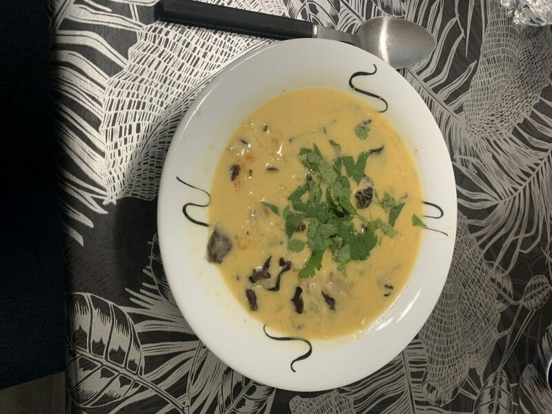 Cliquez pour zoomer ! Soupe thaï crevettes et lait de coco Thermomix par valerie_bdr
