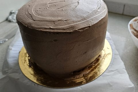 Cliquez pour zoomer ! Layer cake Kinder Bueno Thermomix par cuistovivi