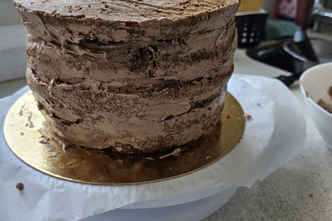 Cliquez pour zoomer ! Layer cake Kinder Bueno Thermomix par cuistovivi
