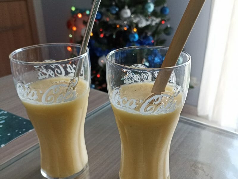 Cliquez pour zoomer ! Smoothie orange, pomme et banane Thermomix par cookalextonio