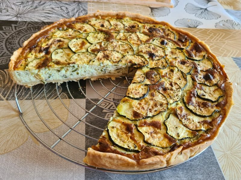 Cliquez pour zoomer ! Tarte courgettes et ricotta Thermomix par MagdaB13